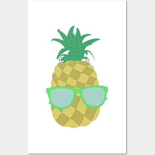 Too Cool Pineapple Posters and Art